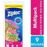 Ziploc Bolsas Hermeticas Multipack X 9u