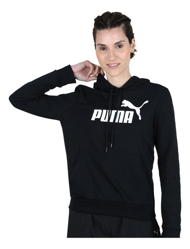 Buzo Puma Essentials Logo Tr En Negro | Dexter