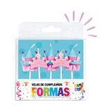 Party Store - Velas Formas Set Princesas Cumpleaños Torta 