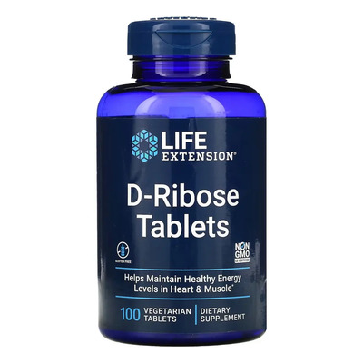 Life Extension Tabletas D-ribose 100 Vegacaps Sabor Sin sabor | Meses sin interés