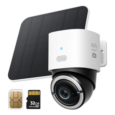Cámara De Seguridad Eufy 4g Lte S330 Solar | Envío gratis