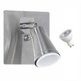 Spot Aplique Pared 1 Luz Direccionable Dublin + Dicroica 7w