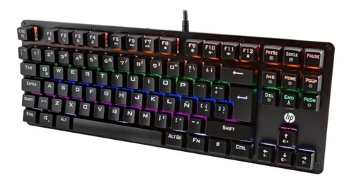 Teclado Mecanico Rgb Hp Gk200 Layout Español Revogames®