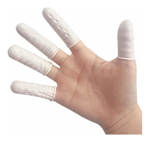 300 Piezas Dedales De Latex Finger Cots,guantes.uñas Pestaña