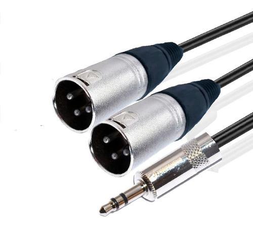 Cable Trs Plug 3.5 A Xlr Macho 1.8 Metros American Cable