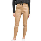 Pantalon Calza Leggins Chupin Engomado De Simil Cuero 