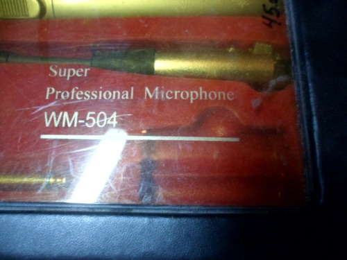 Microfone Sony Wm504 S Fio E C Fio  Acessórios Ler Descrição