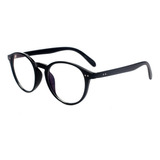 Byeblue Lentes Anti Luz Azul Round Vintage Unisex Negro