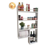 Especiero De Pared Grande (ideal Para Organizar Tu Cocina) 