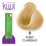 Tinte Kuul Profesional Tono K9 Rubio Clarisimo 90 Ml + Perox