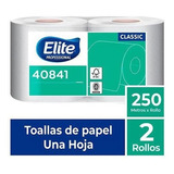 Toalla De Papel Elite 250mt X2u.