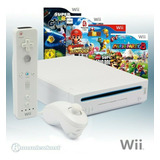 Consola Nintendo Wii Original + 5 Juegos + Nunchuck, Wiimote