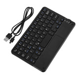 Ashata Mini Teclado Inalámbrico Bluetooth Ultradelgado, Con