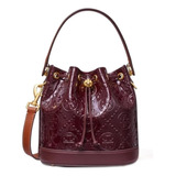 Tory Burch T Monogram Albarossa Wine Purple Con Bolso Tipo C