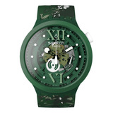 Reloj Swatch Camoflower Green Sb05g104