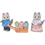 Calico Critters Sylvanian Families Husky Family