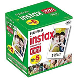 Fujifilm Instax Mini Película 10 Hojas X 5 (total 50)