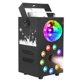 Máquina Humo Bola Disco 9 Luces Led Rgb Niebla Fiesta Rondon