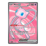 Carta Pokémon Mew Ex Full Arte Coleção Especial 151