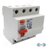 Disyuntor Diferencial 4x25 Tetrapolar 300ma Para Pilar Luz