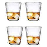 Set X 4 Vaso Vidrio Resistente Templado Tragos 390 Cc Pasaba