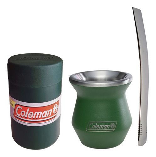 Mate Coleman Acero Inoxidable Termico + Bombilla + Yerbera