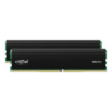 Memória Crucial Pro 64gb Kit Com 2x De 32gb Ddr4 3200mt/s 