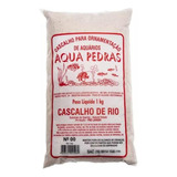 Cascalho Rio 00 Areia Duna 1kg Aqua Pedras  Aquario Terrário