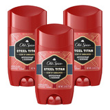 Old Spice Steel Titan - Desodorante Antitranspirante, 2.6 O.