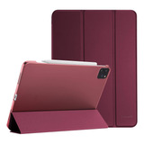 Procase - Funda Rígida Para iPad Pro 11 2020 Y 2018 Vino