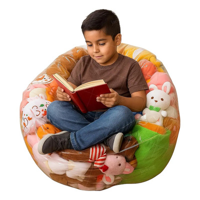 Sillon Transparente Para Peluches, Sillon De Peluches, Pvc | Frete grátis