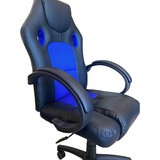 Sillon Silla Gamer Ejecutiva Pc Escritorio Azul Material Del Tapizado Eco-cuero