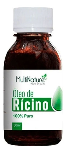 Óleo De Rícino 100% Puro 30ml Cresce E Fortalece Cabelo