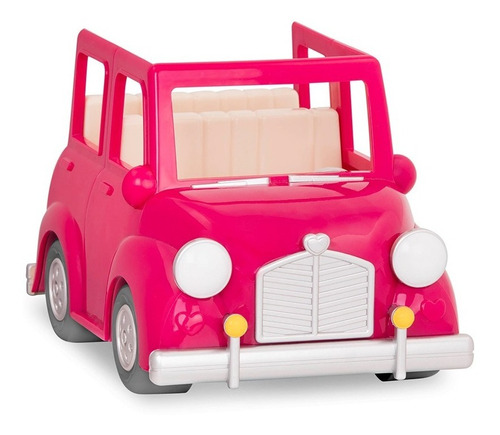 Lil Woodzeez 6547 Auto Descapotable Fucsia Con Maleta