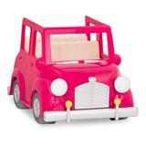 Lil Woodzeez 6547 Auto Descapotable Fucsia Con Maleta