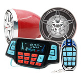 Amplificador Para Motocicleta 528-a, Bluetooth, Mp3, Alarma