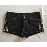 Kosiuko. Short Jean Con Tachas. Talle S (con Detalle) #jor27