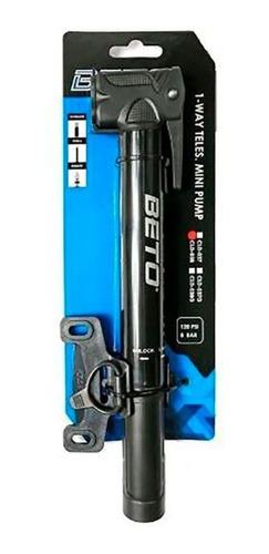 Inflador Mini Beto 038 Bicicletas Doble Valvula 120psi