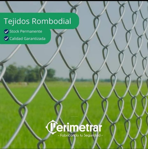 Tejido Romboidal 2 1/2´x 1.50 Mts Alambre 14 X 10 Mts