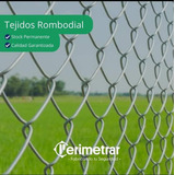 Tejido Romboidal 2 1/2´x 1.50 Mts Alambre 14 X 10 Mts