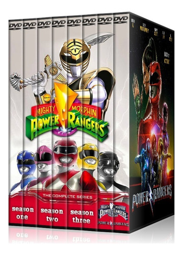 Mighty Morphin Power Rangers Serie Completa Dvd + Peliculas