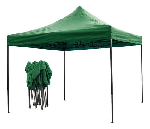 Gazebo Dobrável Arcani 3x3 Articulado 3m X 3m X 2.8m - Verde