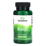 Swanson Kelp 225 Mcg 250 Tabs, Yodo, Apoyo Tiroides