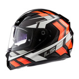 Casco Ls2 320 Integral Evo Loop Negro Nar Calle Titan Dompa