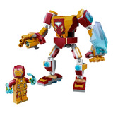 Lego® Marvel Armadura Robótica De Iron Man 130 Piezas 76203