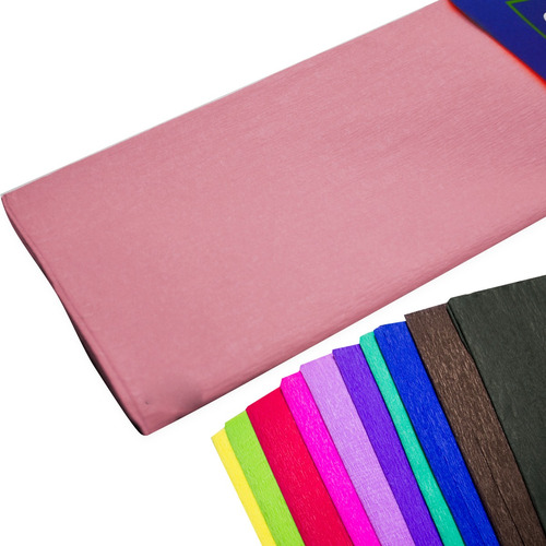 Papel Crepe 45 X 130 Cm Color Rosa