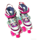 Patines 4 Ruedas Con Luces - Extensibles -rulemanes Abec7!!!