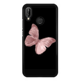 Funda Protector Para Xiaomi Mariposa Rosa Negro
