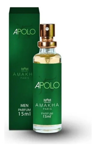 Perfume Masculino Apolo Amakha Paris 15ml Para Bolso Bolsa