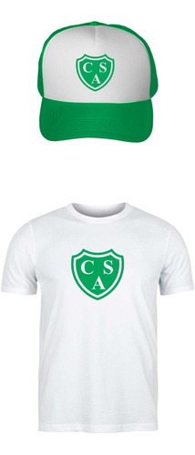 Combo Remera + Gorra De Sarmiento De Junin El Verdolaga